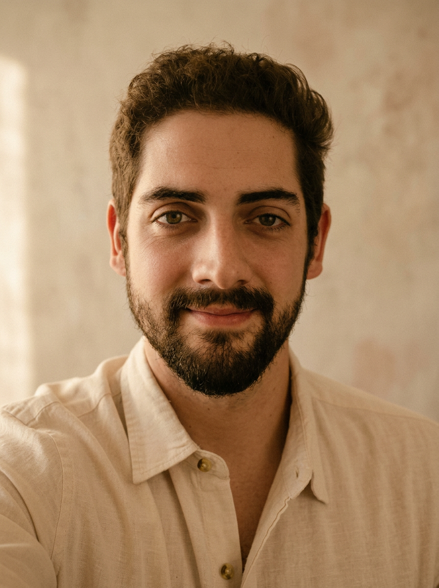 Retrato de Alexandre Pavan, psicólogo clínico em Campinas